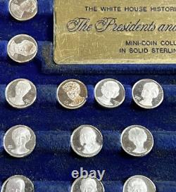 Franklin Mint Presidents And First Ladies Sterling Silver Ingot Collection