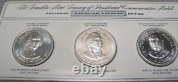 Franklin Mint Presidents Sterling Silver Proof Coins 28 Coins Total