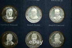 Franklin Mint Presidents Sterling Silver Proof Coins 36 Coins Total