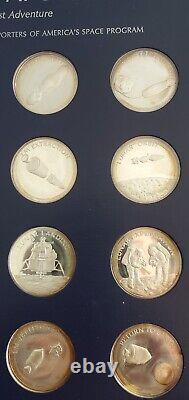 Franklin Mint Project Apollo XIII Man's Greatest Adventure 20 Coins