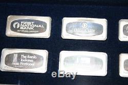 Franklin Mint Proof Set of 50 BankMarked Sterling Silver Ingots 1974 collector