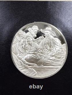 Franklin Mint Rembrandt Sterling. 925 The Anatomy Lesson of Doctor Tulp Coin