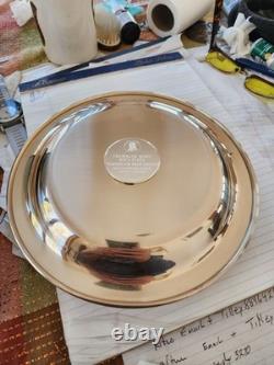 Franklin Mint Richard Evans Younger BALD EAGLE Sterling Silver no docs Plate