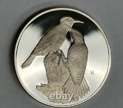 Franklin Mint Roberts Birds, No. 40 Yellow Shafted Flicker. 925 Sterling Silver