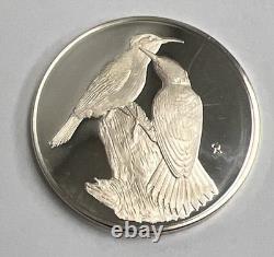 Franklin Mint Roberts Birds, No. 40 Yellow Shafted Flicker. 925 Sterling Silver