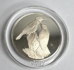 Franklin Mint Roberts Birds, No. 40 Yellow Shafted Flicker. 925 Sterling Silver