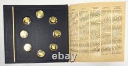 Franklin Mint Roosevelt Centenary 25 Medals 24k Gold Plate on Sterling Silver