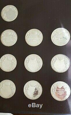 Franklin Mint, Royal Shakespeare Theatre, Sterling Silver 38 medals 42 troy oz