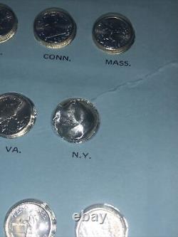 Franklin Mint STATES OF THE UNION MINI-COIN SET. 925 STERLING 1 Missing T46