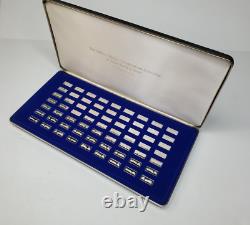 Franklin Mint STERLING SILVER Classic Car Miniature Collection Case COA Cards