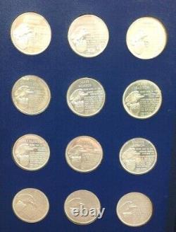 Franklin Mint Set of 36 Presidential Commemorative Proof Medals Sterling Silver