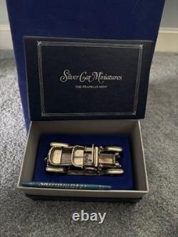 Franklin Mint Silver Car Miniatures Set