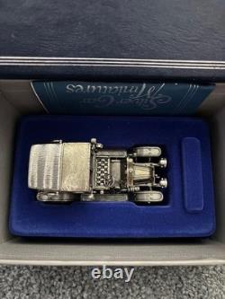 Franklin Mint Silver Car Miniatures Set