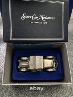 Franklin Mint Silver Car Miniatures Set