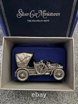 Franklin Mint Silver Car Miniatures Set