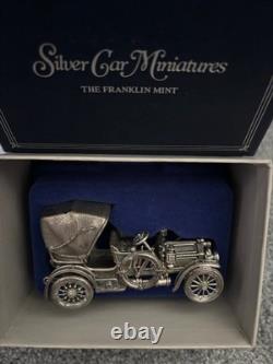 Franklin Mint Silver Car Miniatures Set