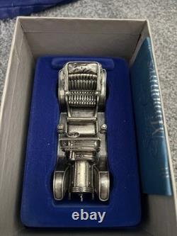 Franklin Mint Silver Car Miniatures Set