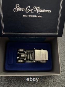 Franklin Mint Silver Car Miniatures Set