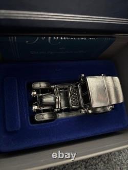 Franklin Mint Silver Car Miniatures Set