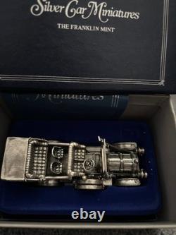 Franklin Mint Silver Car Miniatures Set