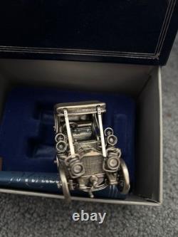 Franklin Mint Silver Car Miniatures Set
