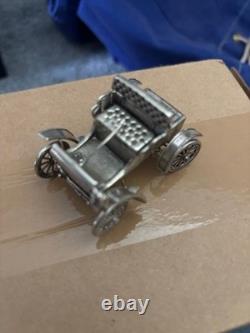 Franklin Mint Silver Car Miniatures Set
