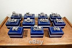 Franklin Mint Silver Car Miniatures, Solid Sterling Silver, Classic Replicas