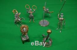 Franklin Mint Silver Circus By Sascha Brastoff Complete Full Set