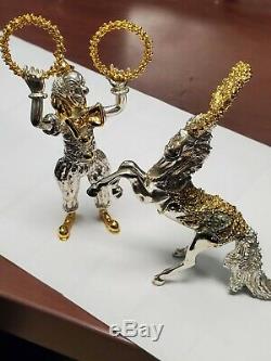 Franklin Mint Silver Circus By Sascha Brastoff Horse And Clown Sterling Silver