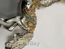 Franklin Mint Silver Circus By Sascha Brastoff Horse And Clown Sterling Silver