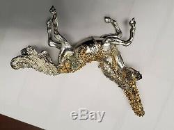 Franklin Mint Silver Circus By Sascha Brastoff Horse And Clown Sterling Silver