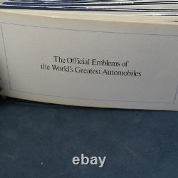 Franklin Mint Silver Ingots Emblems of the World's Greatest Auto's-Free Ship USA