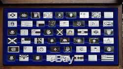 Franklin Mint Silver Ingots State Flags Sterling Silver Complete 50pc Set, Rare