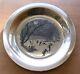 Franklin Mint Skating On The Brandywine Pure Sterling Silver Collector Plate