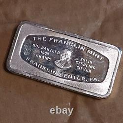 Franklin Mint Solid Sterling Silver 1000 Grains Amalgamated Bank, Chicago. IL
