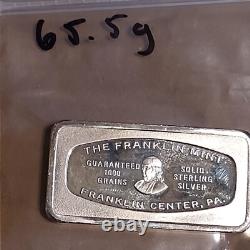 Franklin Mint Solid Sterling Silver 1000 Grains Amalgamated Bank, Chicago. IL