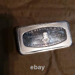 Franklin Mint Solid Sterling Silver 1000 Grains Amalgamated Bank, Chicago. IL