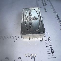 Franklin Mint Solid Sterling Silver Ingot The Marine Banks Wisconsin 1970