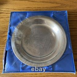 Franklin Mint Solid Sterling Silver University Of Michigan Ltd Ed Plate