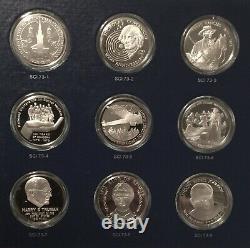 Franklin Mint Special Commemorative 1973 First Edition Sterling Silver Proof Set