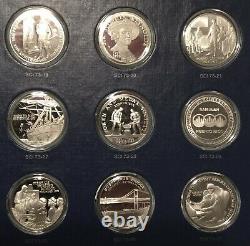 Franklin Mint Special Commemorative 1973 First Edition Sterling Silver Proof Set