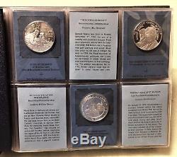 Franklin Mint Special Commemorative First Edition 1972 Sterling Silver Proof Set