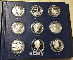 Franklin Mint Special Commemorative Issues Of 1975 Sterling Silver Proofs