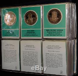 Franklin Mint Special Issues First Edition Proofs Bronze And Sterling Silver