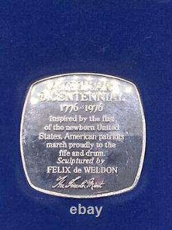 Franklin Mint Spirit Of 76 Sterling Silver commemorative American bicentennial