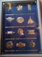 Franklin Mint Star Trek Insignia Badges Sterling Silver Framed 24k Gold Set