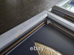 Franklin Mint Star Trek Insignias Sterling Silver Framed 24K Gold (BOTH SETS)