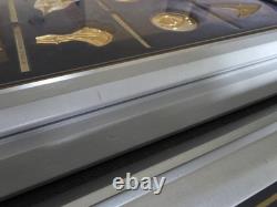 Franklin Mint Star Trek Insignias Sterling Silver Framed 24K Gold (BOTH SETS)