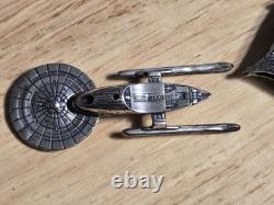 Franklin Mint Star Trek Sterling Silver USS EXCELSIOR And Romulan War Bird Lot