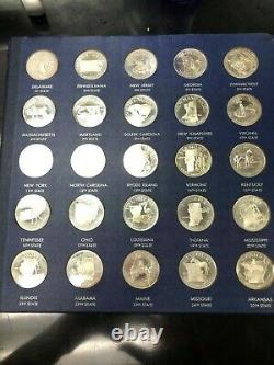 Franklin Mint State of Union Series 22.5oz Sterling Silver Proof Set 50 Medals